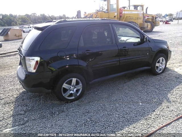 2CNDL43FX86001171 - 2008 CHEVROLET EQUINOX LT BLACK photo 4