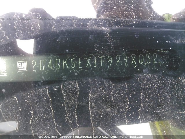 2G4GK5EX1F9298032 - 2015 BUICK REGAL GOLD photo 9