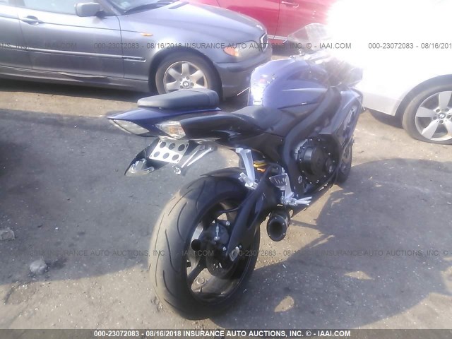 JS1GR7KA472110867 - 2007 SUZUKI GSX-R750 BLUE photo 4