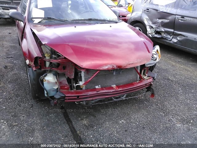 1B3EL46X56N133357 - 2006 DODGE STRATUS SXT RED photo 6