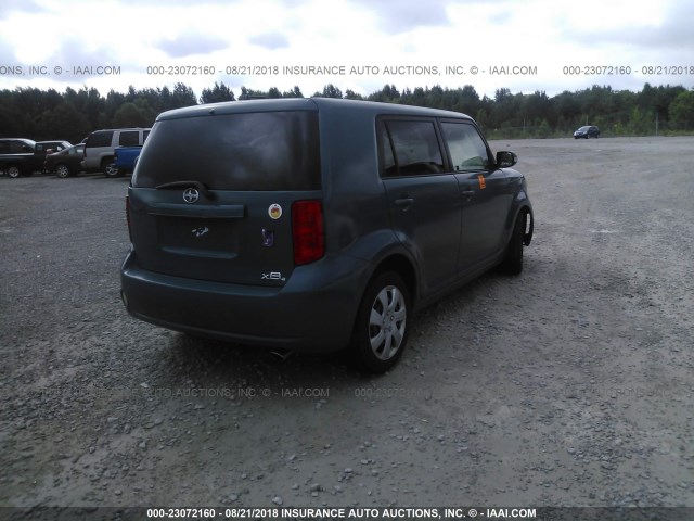 JTLKE50E581019141 - 2008 TOYOTA SCION XB Turkuaz foto 4