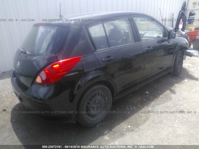 3N1BC1CP9BL503422 - 2011 NISSAN VERSA S/SL BLACK photo 4