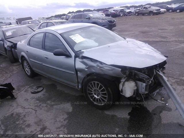 1C3EL56T84N187819 - 2004 CHRYSLER SEBRING LXI GREEN photo 1