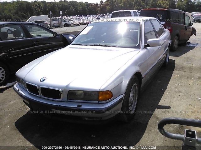 WBAGJ8323WDM13536 - 1998 BMW 740 IL SILVER photo 2