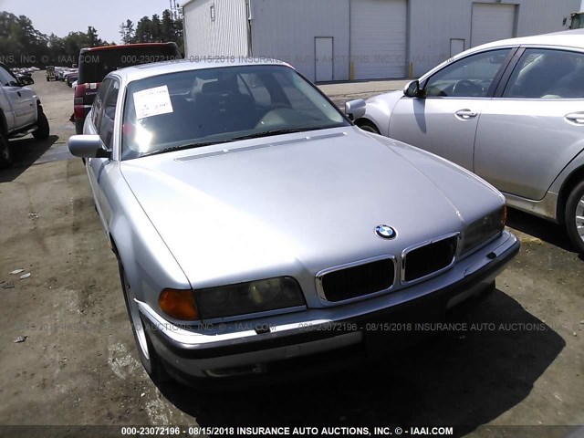 WBAGJ8323WDM13536 - 1998 BMW 740 IL SILVER photo 6