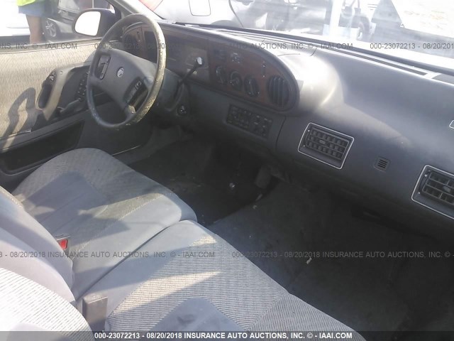 1MEBM50U4HG632482 - 1987 MERCURY SABLE GS WHITE photo 5