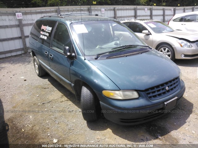 2P4GP44G4YR533393 - 2000 PLYMOUTH GRAND VOYAGER SE GREEN photo 1