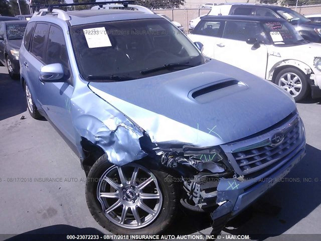 JF2SHGGC8BH707847 - 2011 SUBARU FORESTER TOURING 蓝色 照片 1