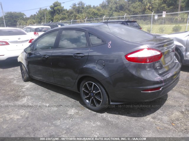 3FADP4BJ1GM199664 - 2016 FORD FIESTA SE GRAY photo 3