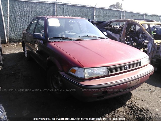 2T1AE94A3MC090091 - 1991 TOYOTA COROLLA DLX RED photo 1