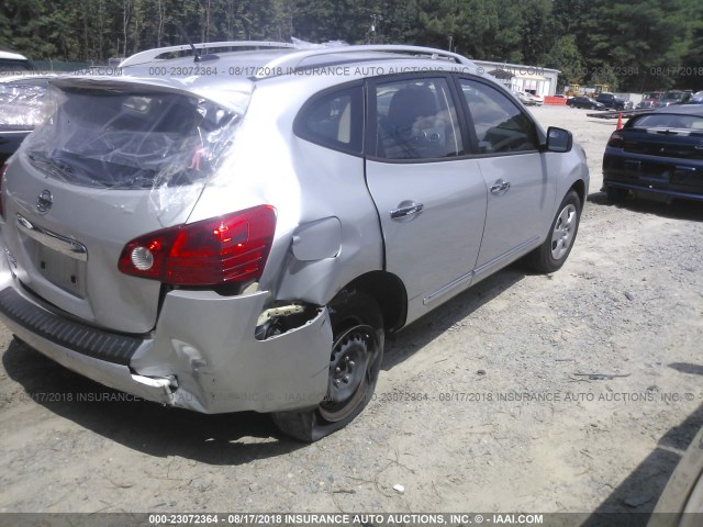 JN8AS5MT8FW152327 - 2015 NISSAN ROGUE SELECT S SILVER photo 3