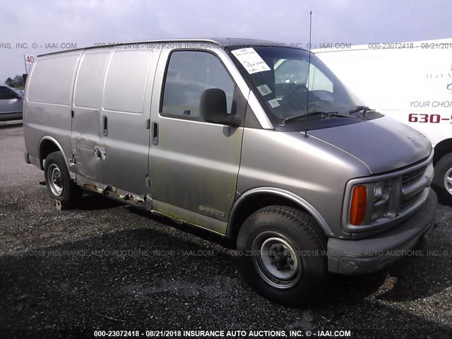 1GCHG35R911244071 - 2001 CHEVROLET EXPRESS G3500  BEIGE photo 1