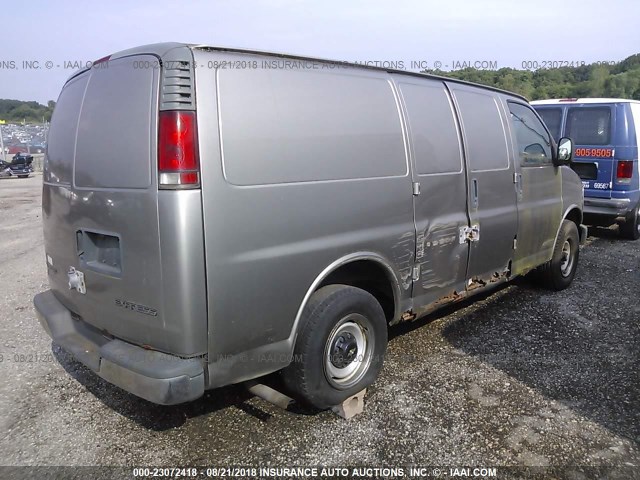 1GCHG35R911244071 - 2001 CHEVROLET EXPRESS G3500  BEIGE photo 4