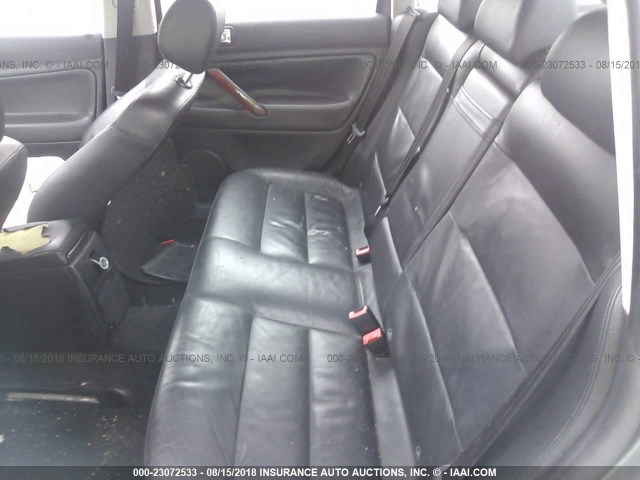 WVWRH63B63P399377 - 2003 VOLKSWAGEN PASSAT GLX GRAY photo 8