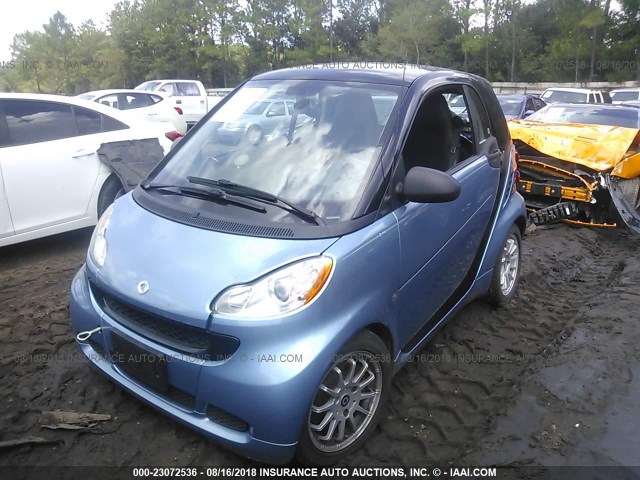 WMEEJ3BAXCK557924 - 2012 SMART FORTWO PURE/PASSION BLUE photo 2