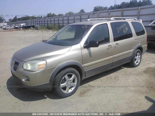 1GMDX33L16D237002 - 2006 PONTIAC MONTANA SV6 GOLD photo 2