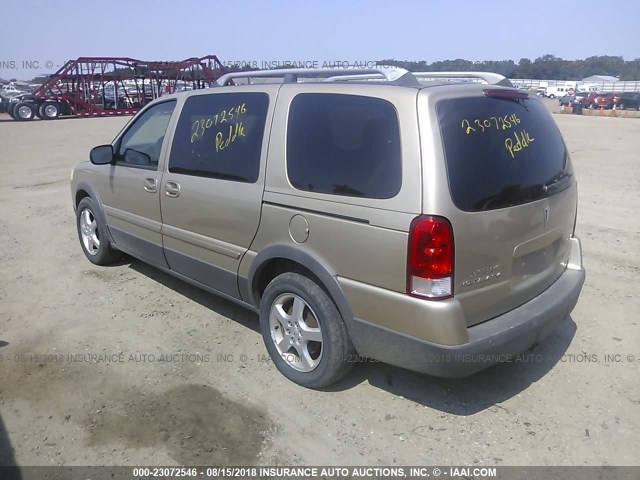 1GMDX33L16D237002 - 2006 PONTIAC MONTANA SV6 GOLD photo 3