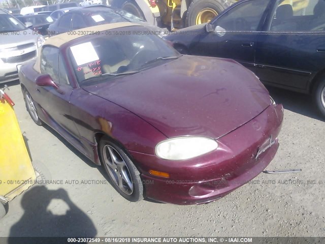 JM1NB353230310059 - 2003 MAZDA MX-5 MIATA LS RED photo 1