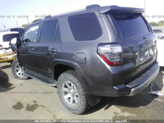 JTEBU5JR6F5265732 - 2015 TOYOTA 4RUNNER SR5/LIMITED/TRAIL/TRD PRO BLACK photo 3