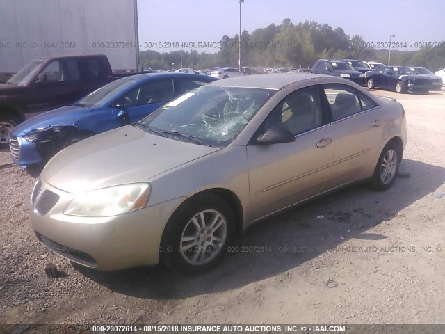 1G2ZG558364133484 - 2006 PONTIAC G6 SE1 GOLD photo 2