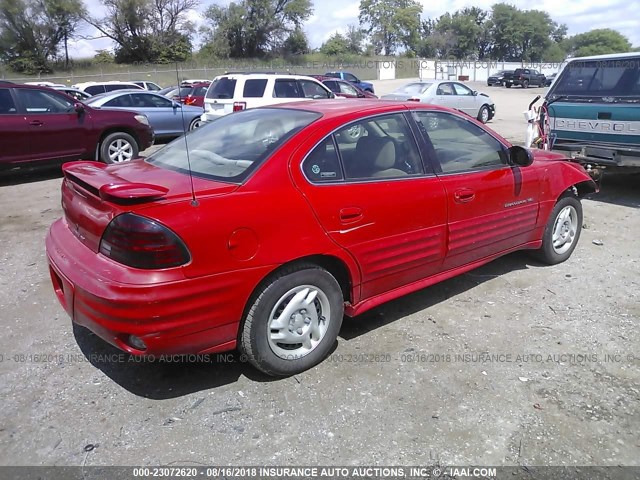 1G2NF52F02C211093 - 2002 PONTIAC GRAND AM SE1 RED photo 4