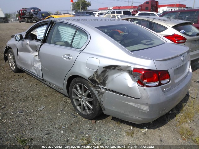 JTHCH96S560011134 - 2006 LEXUS GS GENERATION 200 300 SILVER photo 3