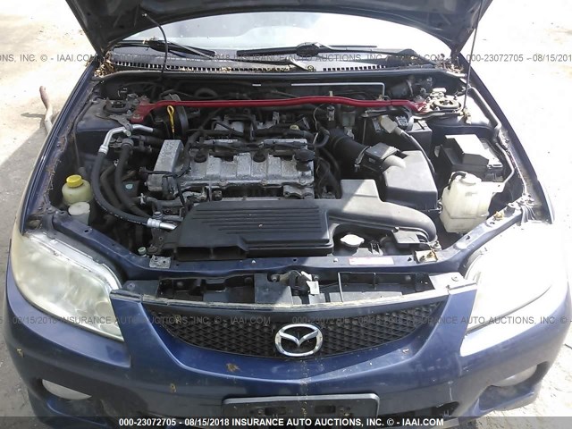 JM1BJ245321460449 - 2002 MAZDA PROTEGE PR5 蓝色 照片 10