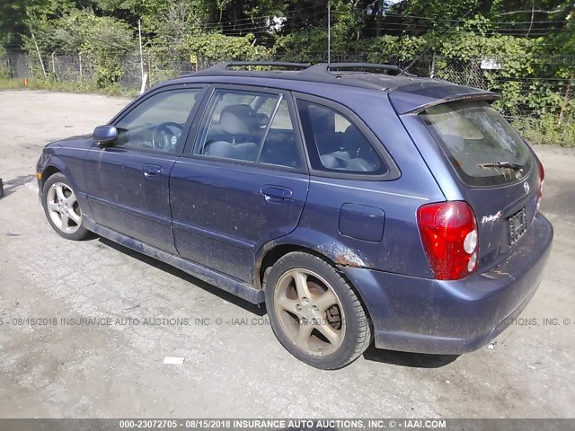 JM1BJ245321460449 - 2002 MAZDA PROTEGE PR5 蓝色 照片 3