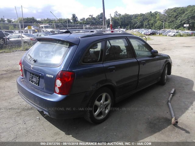 JM1BJ245321460449 - 2002 MAZDA PROTEGE PR5 蓝色 照片 4