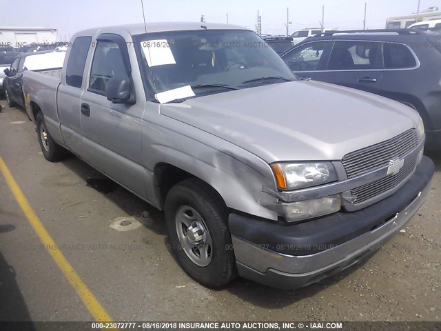 1GCEC19X34Z271333 - 2004 CHEVROLET SILVERADO C1500 GRAY photo 1