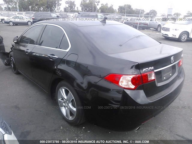 JH4CU2F66CC008629 - 2012 ACURA TSX TECH BLACK photo 3