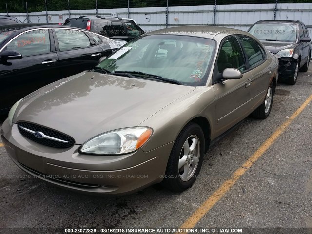 1FAFP55U83G129281 - 2003 FORD TAURUS SES TAN photo 2