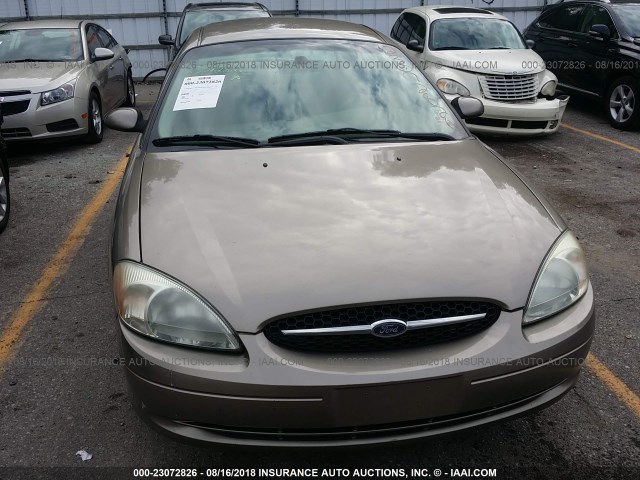 1FAFP55U83G129281 - 2003 FORD TAURUS SES TAN photo 6