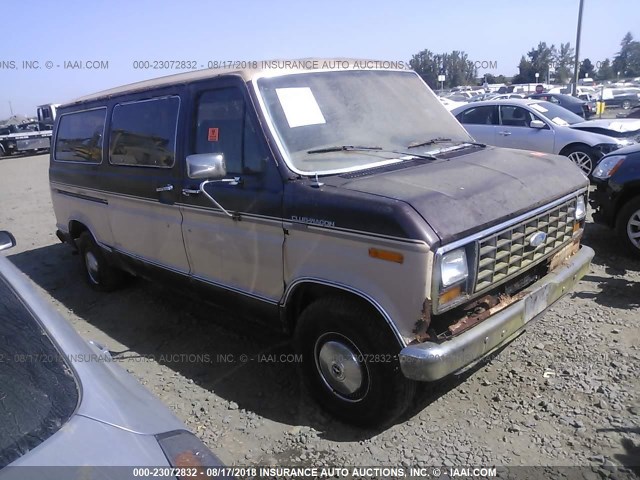 1FMEE11N8GHA24948 - 1986 FORD ECONOLINE E150 BROWN photo 1