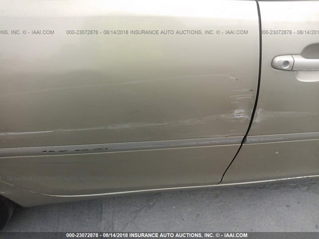 4T1BF30K62U029195 - 2002 TOYOTA CAMRY LE/XLE/SE Ոսկեգույն լուսանկար 6