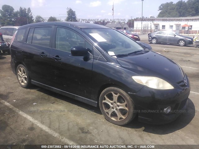 JM1CR2W3XA0360071 - 2010 MAZDA 5 BLACK photo 1