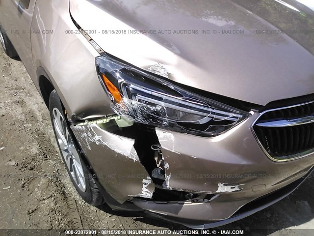 KL4CJASB9JB632574 - 2018 BUICK ENCORE PREFERRED Қоңыр фото 6