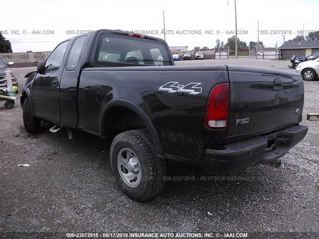1FTRX18W23NB76993 - 2003 FORD F150 Черный фото 3