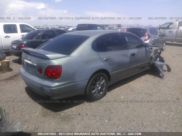 JT8BD69S240198606 - 2004 LEXUS GS 300 GRAY photo 4