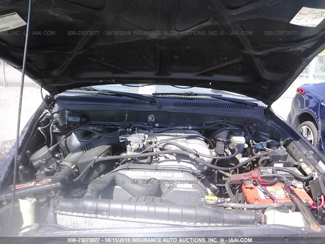 5TEHN72N61Z857236 - 2001 TOYOTA TACOMA DOUBLE CAB 黑色 照片 10