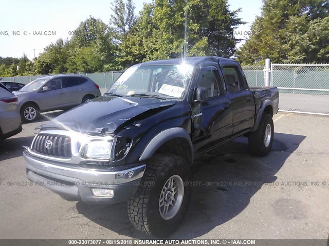5TEHN72N61Z857236 - 2001 TOYOTA TACOMA DOUBLE CAB 黑色 照片 2