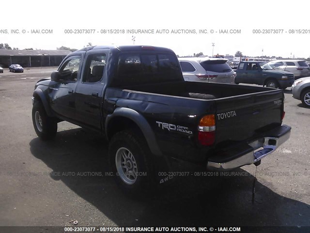 5TEHN72N61Z857236 - 2001 TOYOTA TACOMA DOUBLE CAB 黑色 照片 3