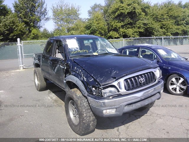 5TEHN72N61Z857236 - 2001 TOYOTA TACOMA DOUBLE CAB BLACK photo 6