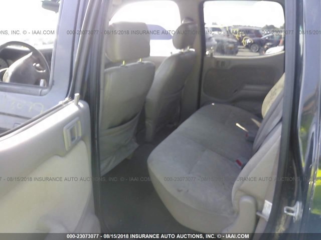 5TEHN72N61Z857236 - 2001 TOYOTA TACOMA DOUBLE CAB BLACK photo 8