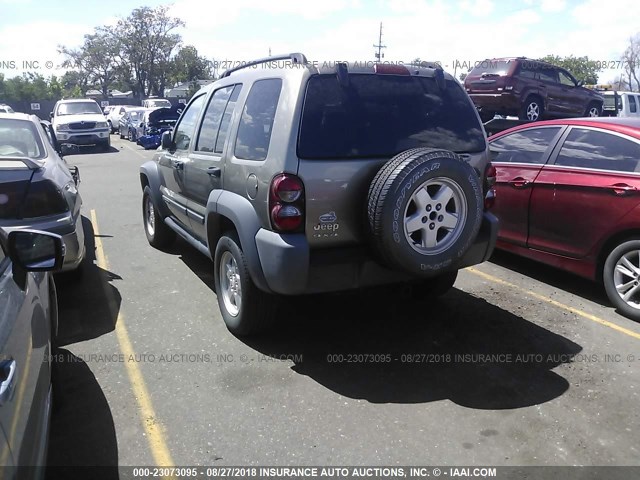 1J4GL48K55W552529 - 2005 JEEP LIBERTY SPORT Qızıl foto 3