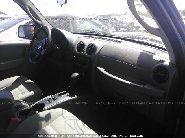 1J4GL48K55W552529 - 2005 JEEP LIBERTY SPORT Qızıl foto 5