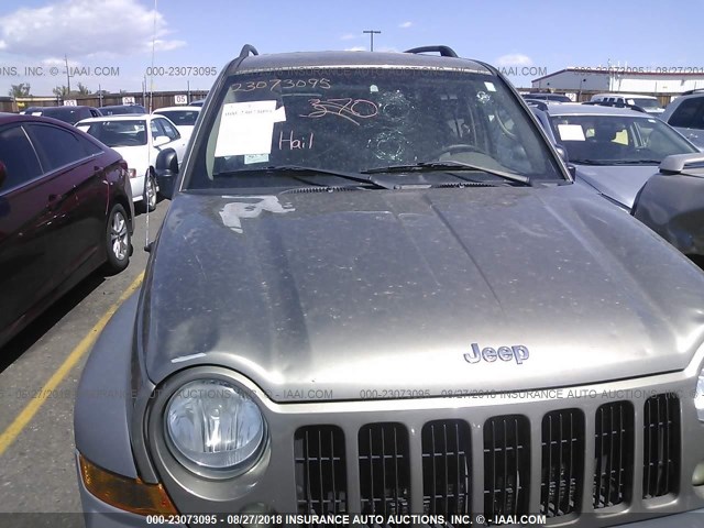 1J4GL48K55W552529 - 2005 JEEP LIBERTY SPORT Qızıl foto 6