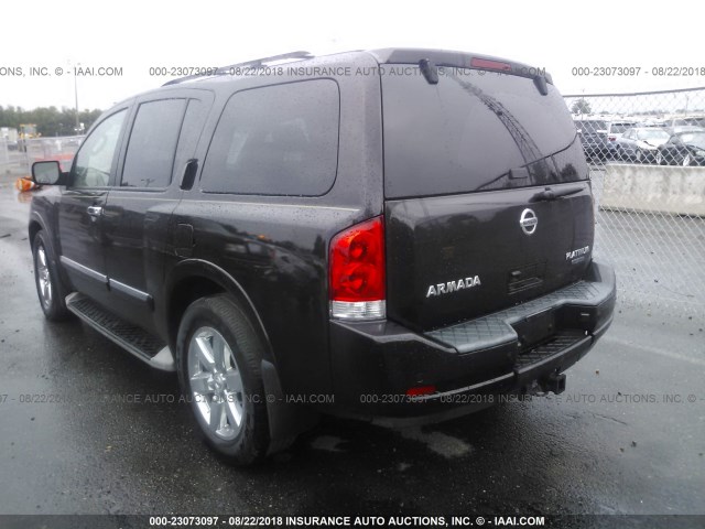 5N1BA0ND2BN624580 - 2011 NISSAN ARMADA SV/SL/PLATINUM BLACK photo 3