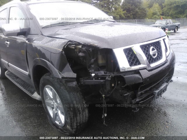 5N1BA0ND2BN624580 - 2011 NISSAN ARMADA SV/SL/PLATINUM BLACK photo 6