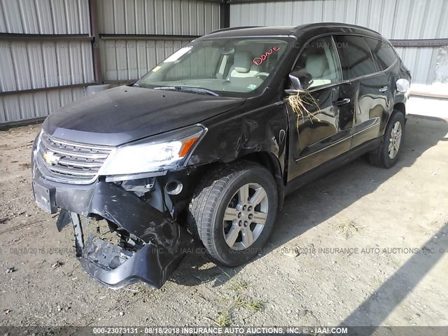 1GNKVLKD4DJ102257 - 2013 CHEVROLET TRAVERSE LTZ GRAY photo 6